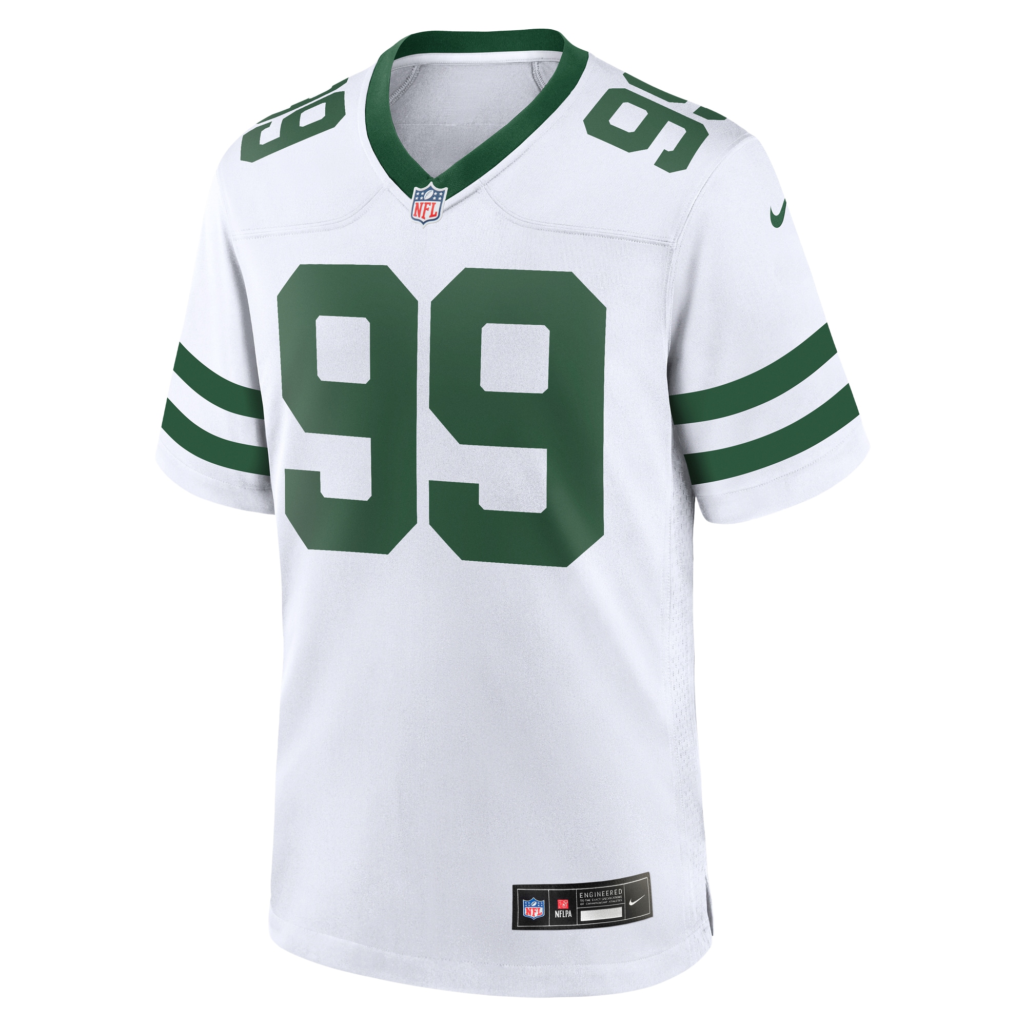 Alternative view of Will McDonald IV New York Jets Game Jersey - Men's