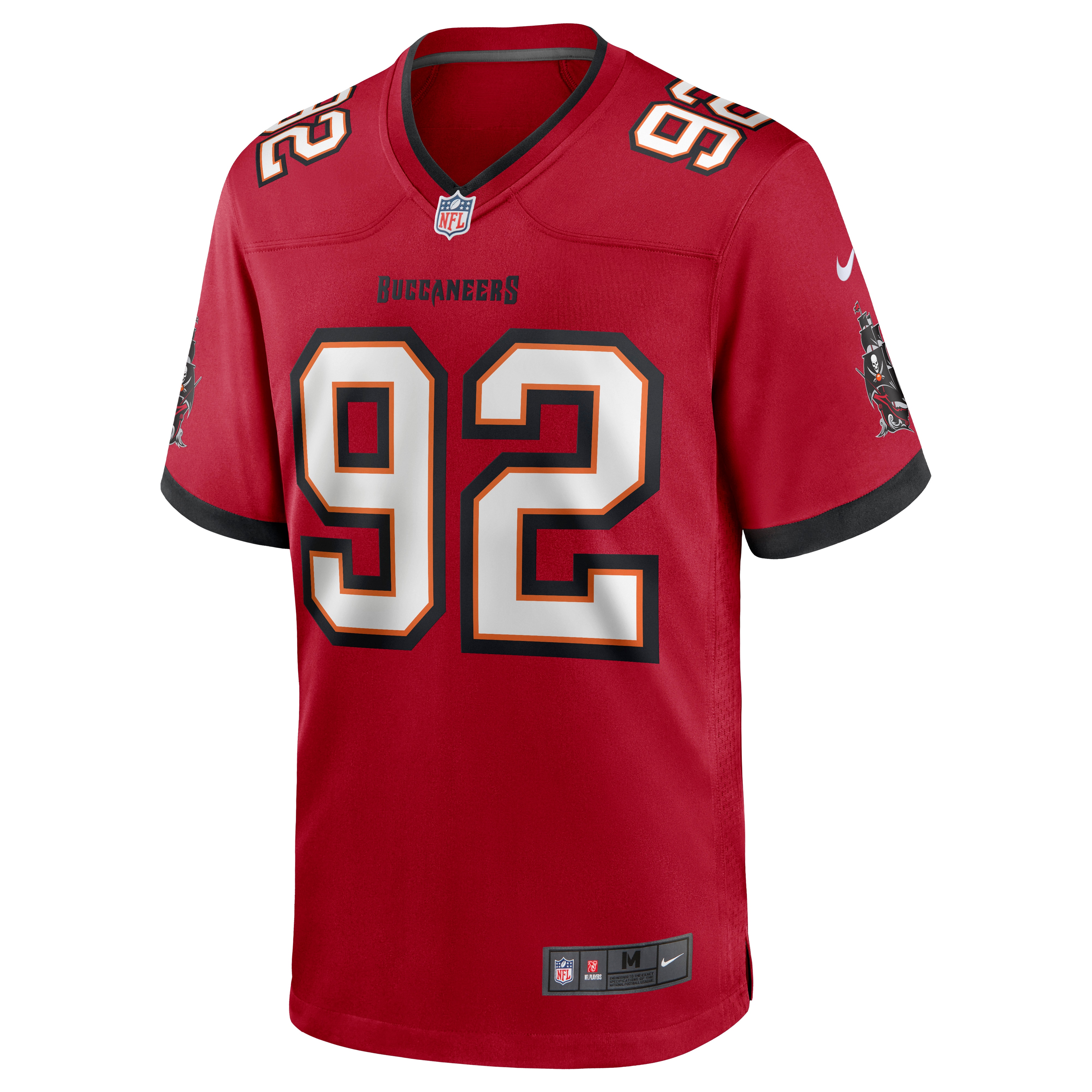 Alternative view of William Gholston Tampa Bay Buccaneers Game Jersey - Men's