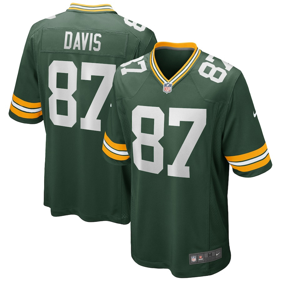 Willie Davis #87 Green Bay Packers Game Jersey - Men's | Green