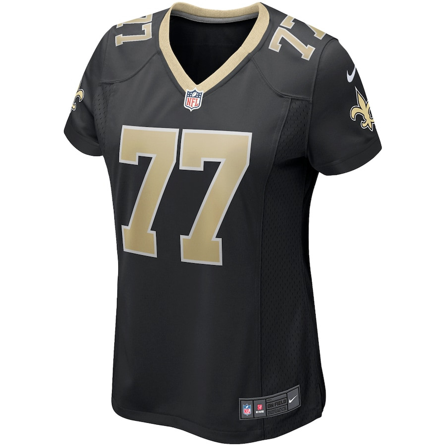 Alternative view of Willie Roaf #77 New Orleans Saints Game Jersey - Women's | Black