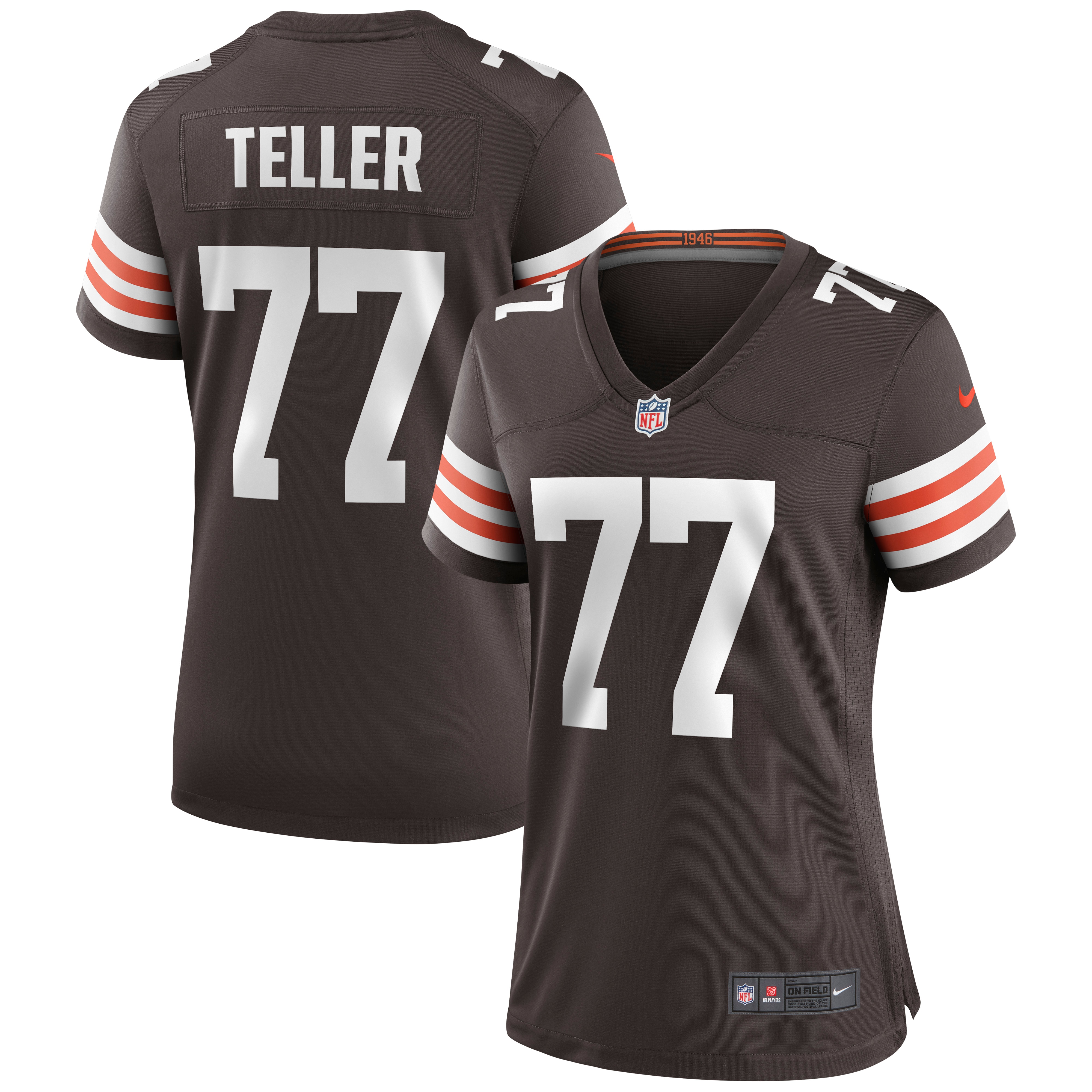 Wyatt Teller Cleveland Browns Game Jersey - Women's