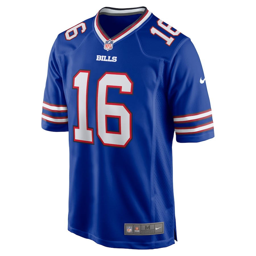 Alternative view of Xavier Johnson #16 Buffalo Bills Game Jersey - Men's | Royal