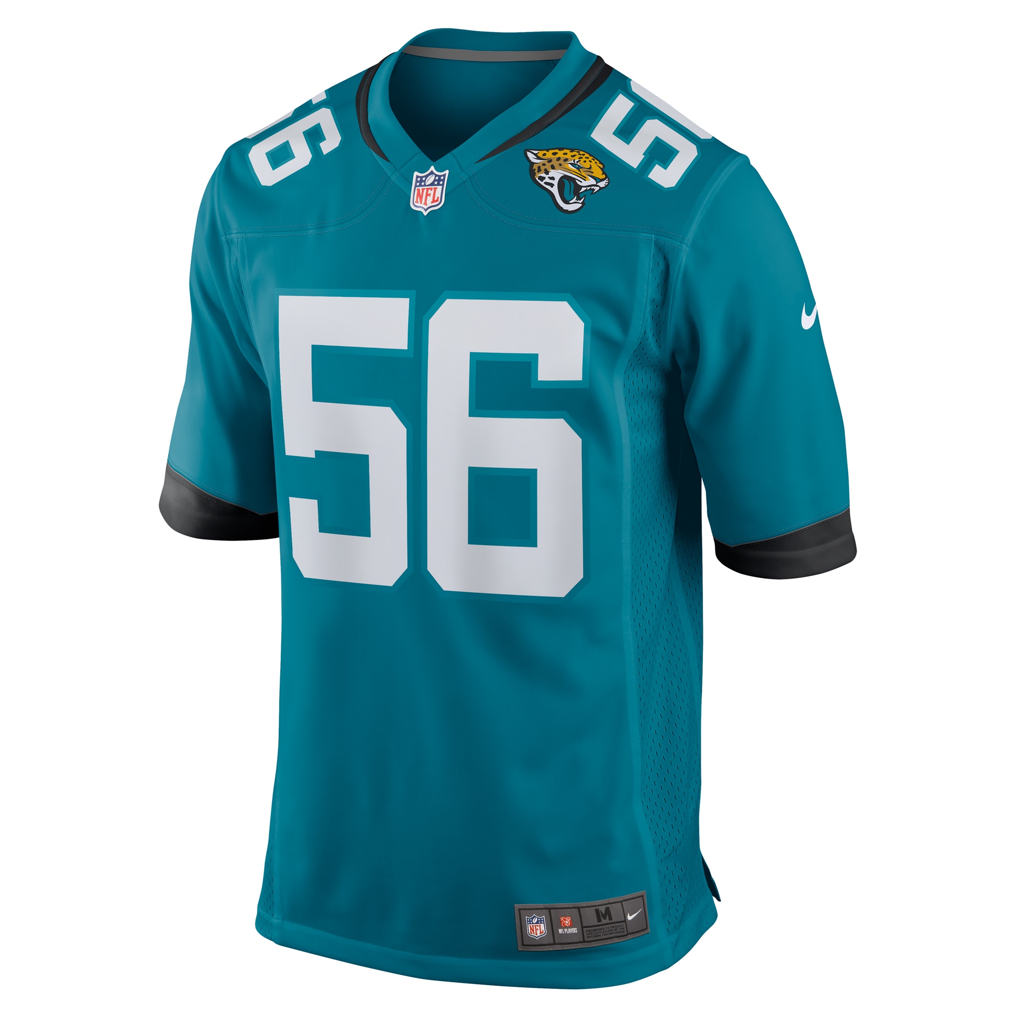 Alternative view of Yasir Abdullah Jacksonville Jaguars Game Jersey - Men's