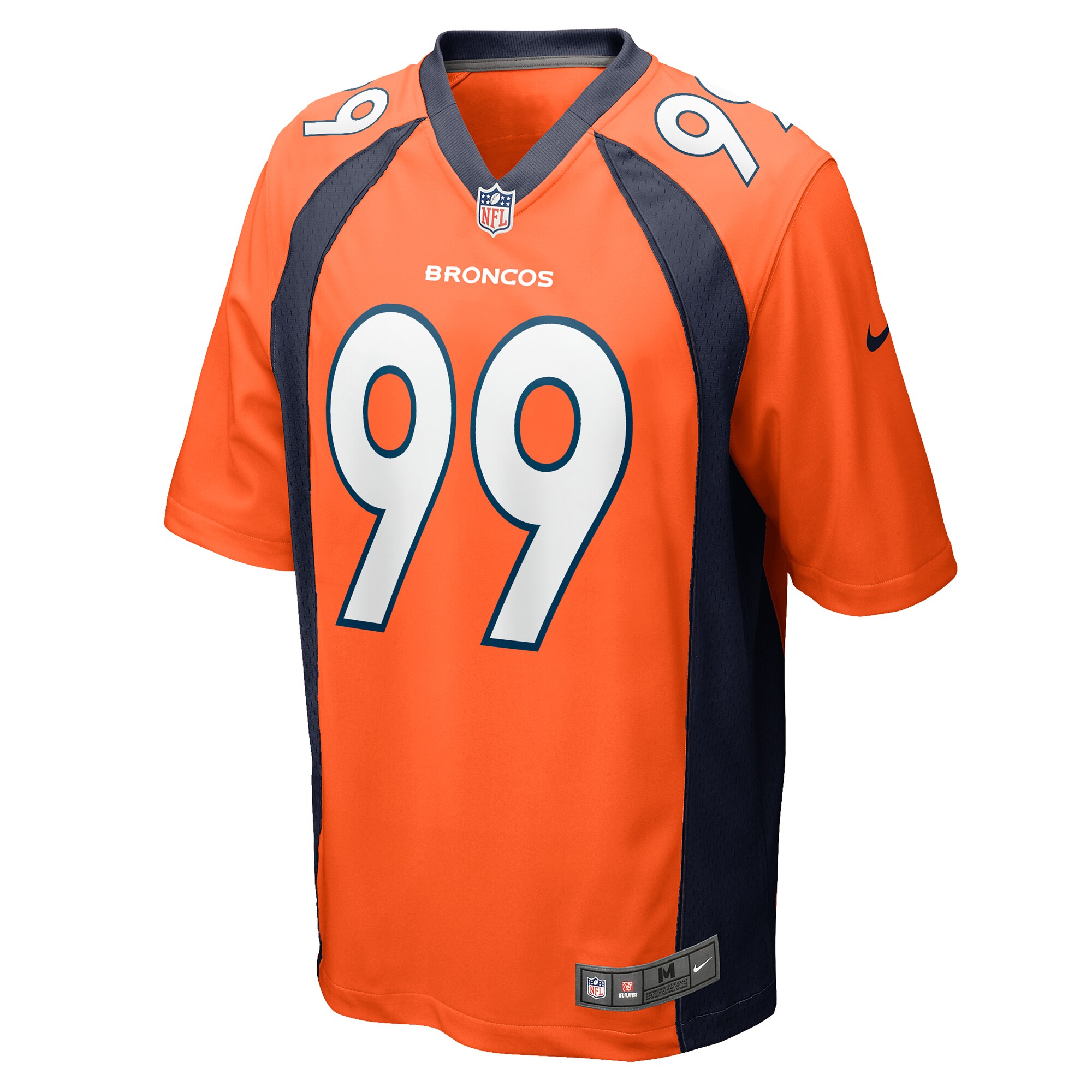 Alternative view of Zach Allen Denver Broncos Game Jersey - Men's