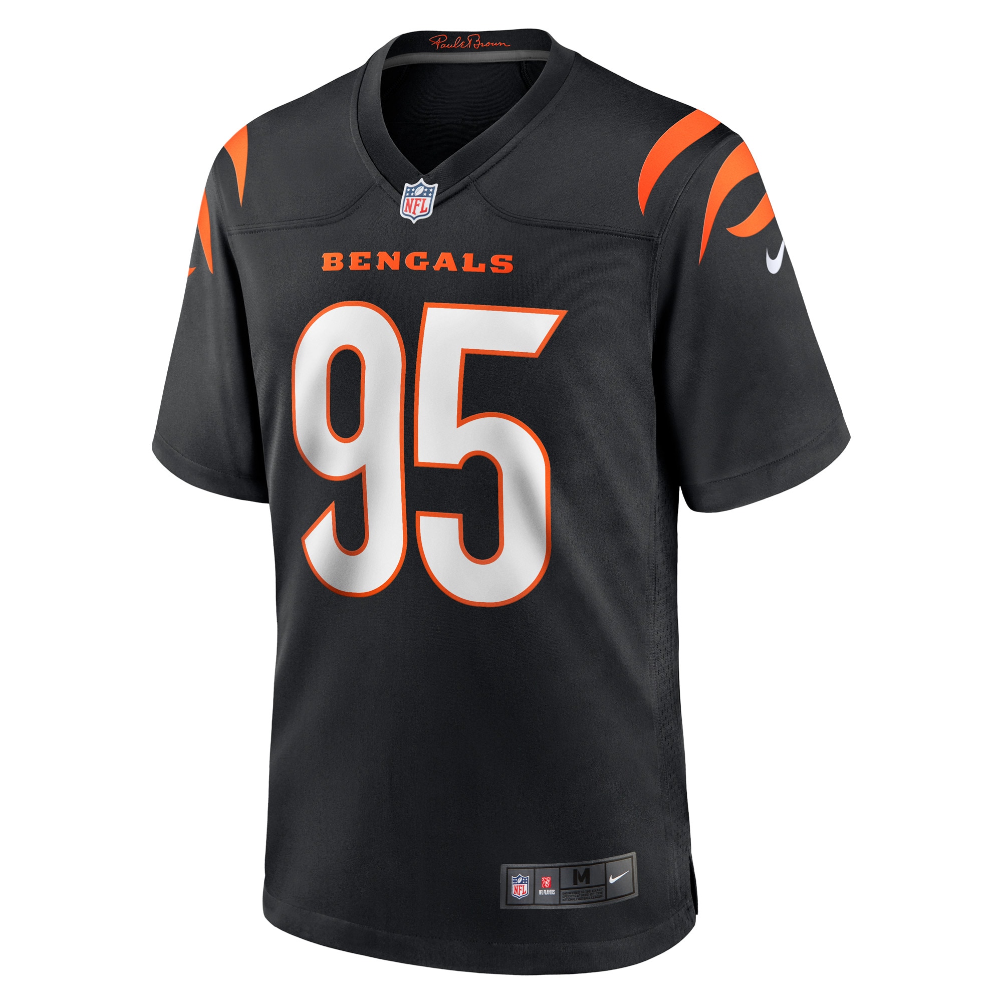 Alternative view of Zach Carter Cincinnati Bengals Game Jersey - Men's