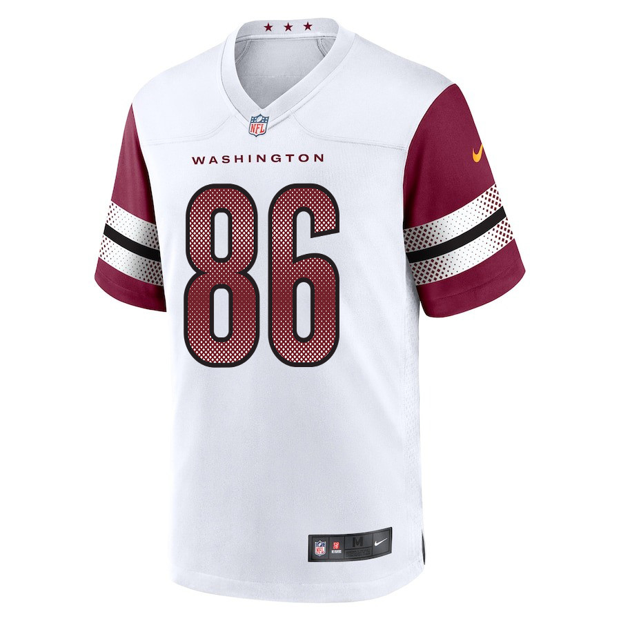 Alternative view of Zach Ertz #86 Washington Commanders Game Jersey - Men's | White