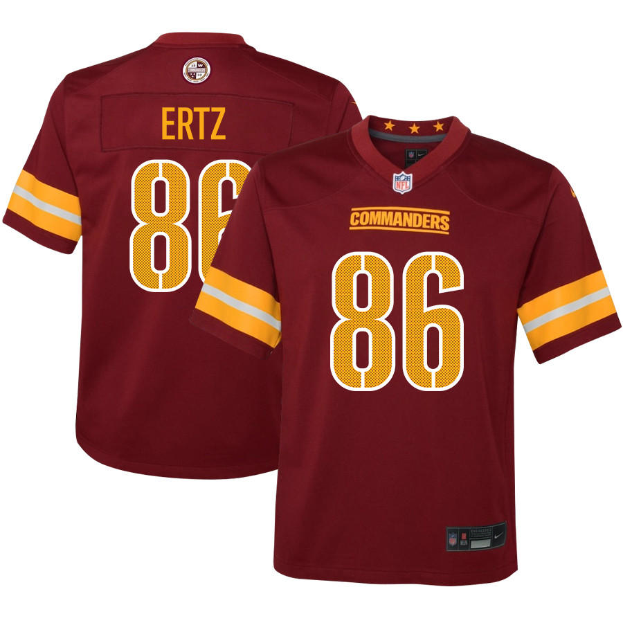 Zach Ertz #86 Washington Commanders Game Jersey - Youth | Burgundy