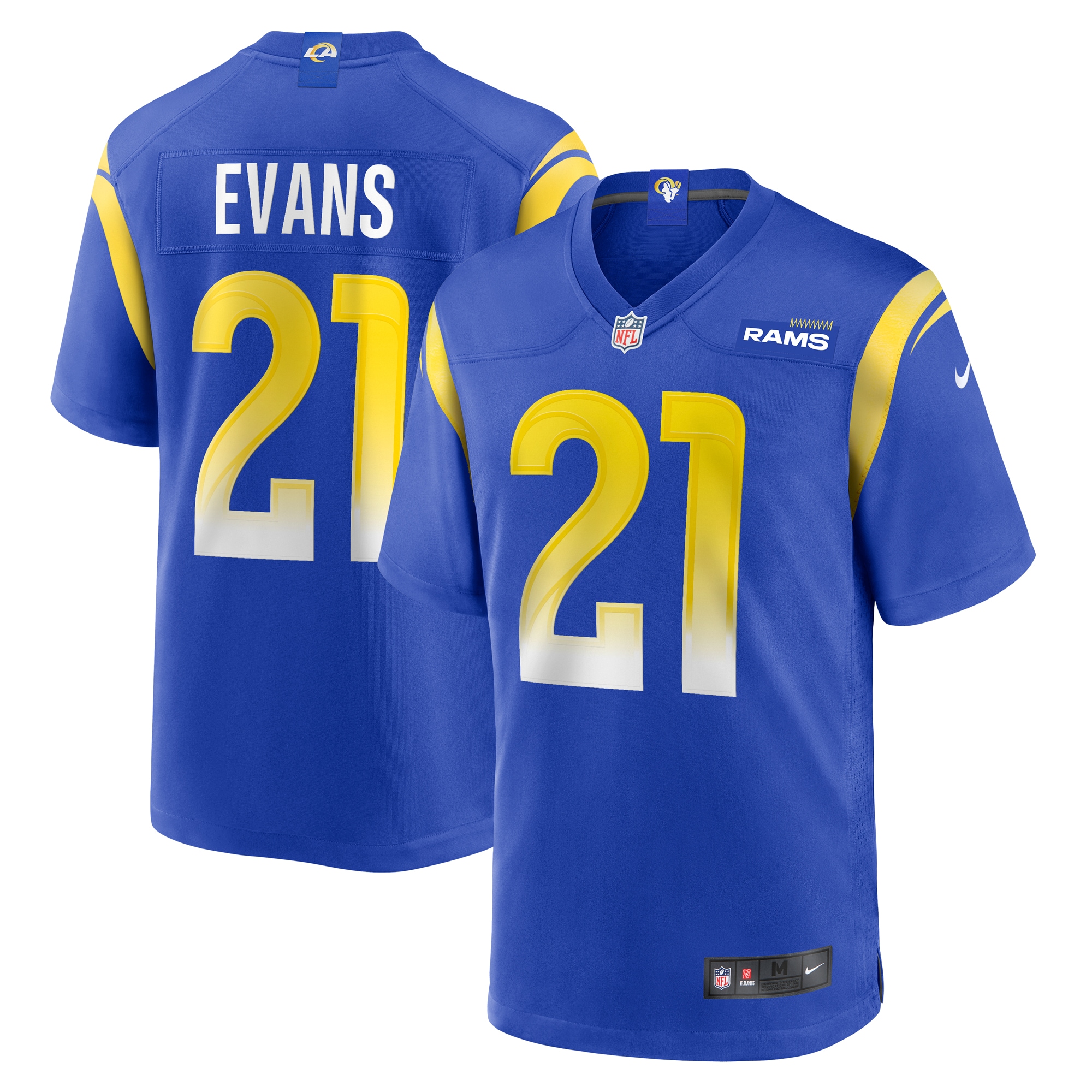 Zach Evans Los Angeles Rams Game Jersey - Men's