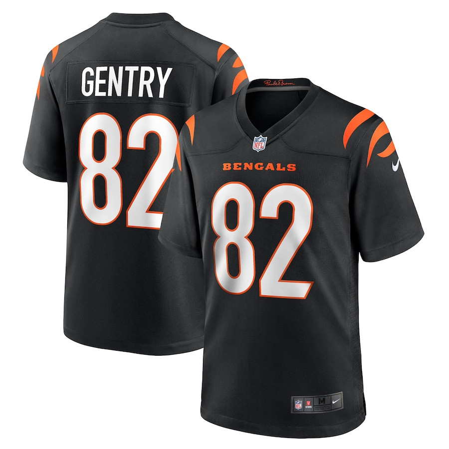 Zach Gentry #82 Cincinnati Bengals Game Jersey - Men's | Black