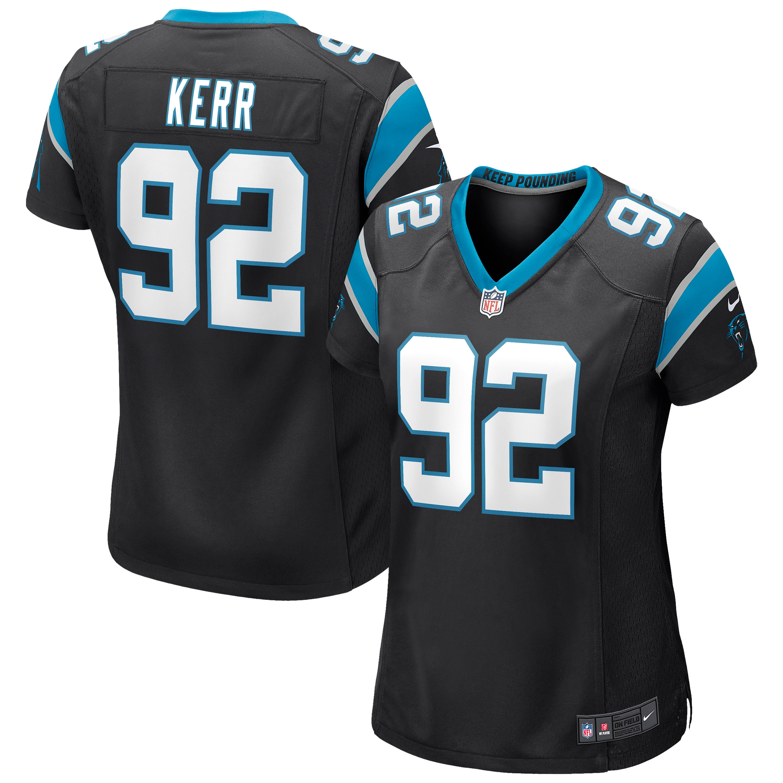 Zach Kerr Carolina Panthers Game Jersey - Women's