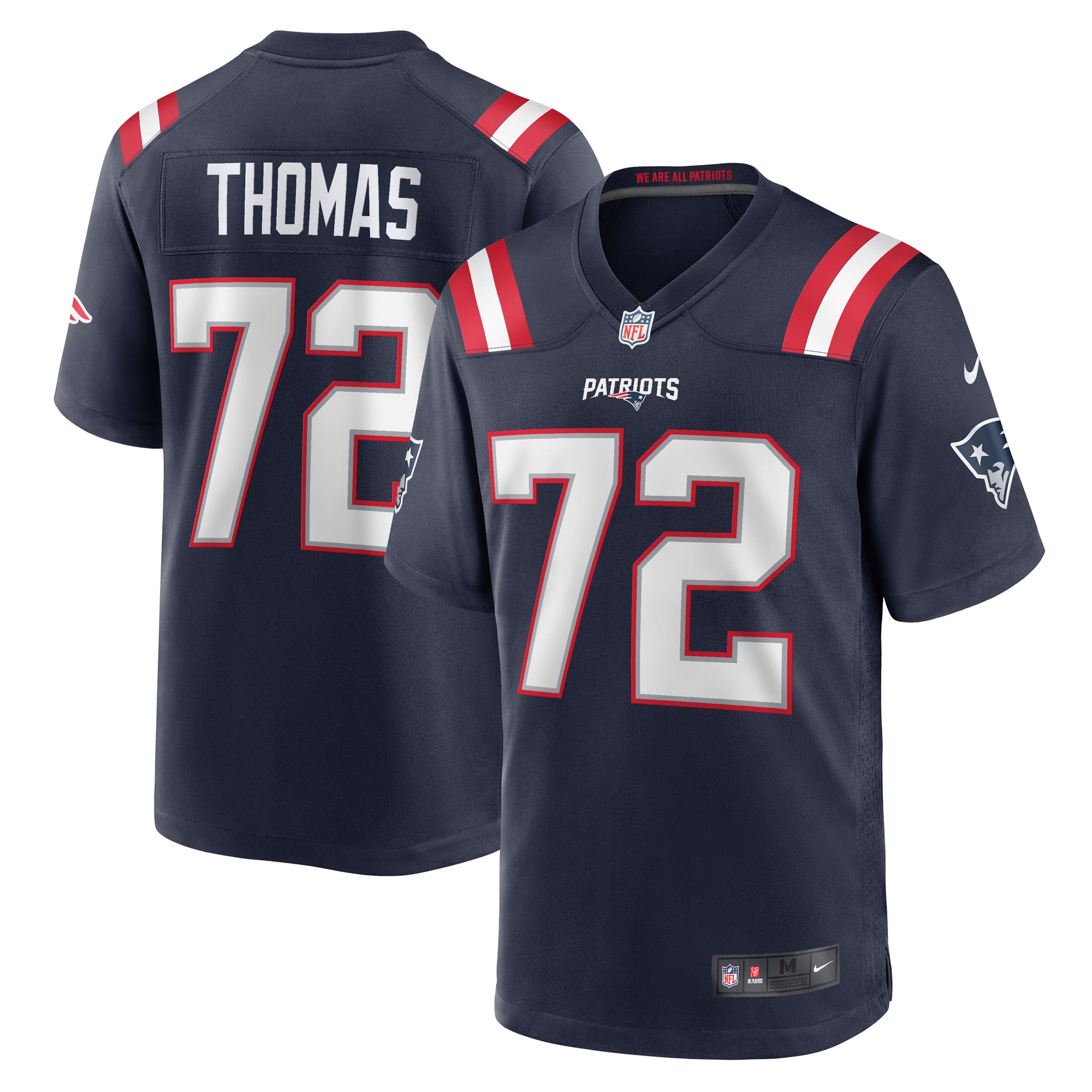 Zach Thomas New England Patriots Game Jersey - Men's