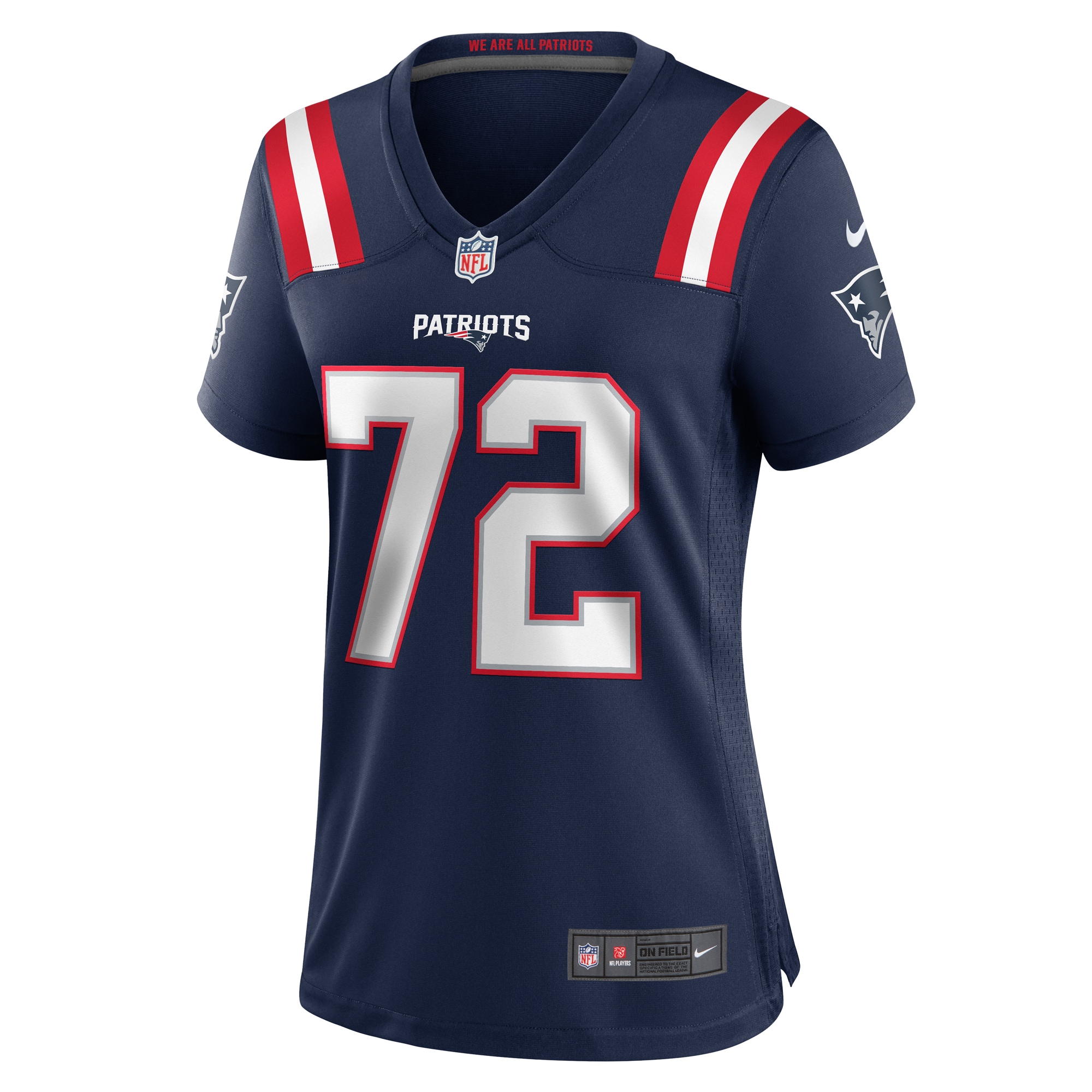 Alternative view of Zach Thomas New England Patriots Game Jersey - Women's