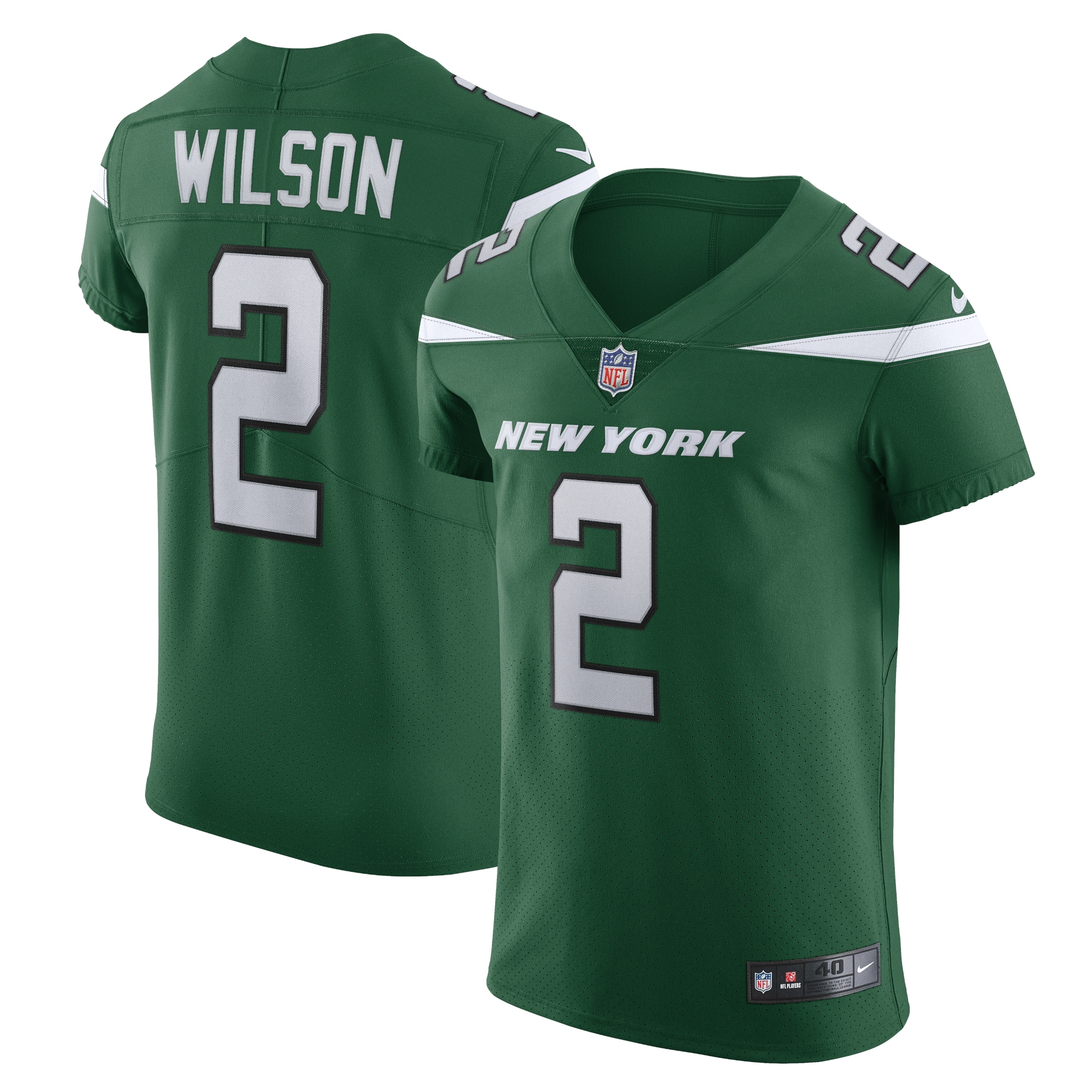 Zach Wilson New York Jets Elite Jersey - Men's