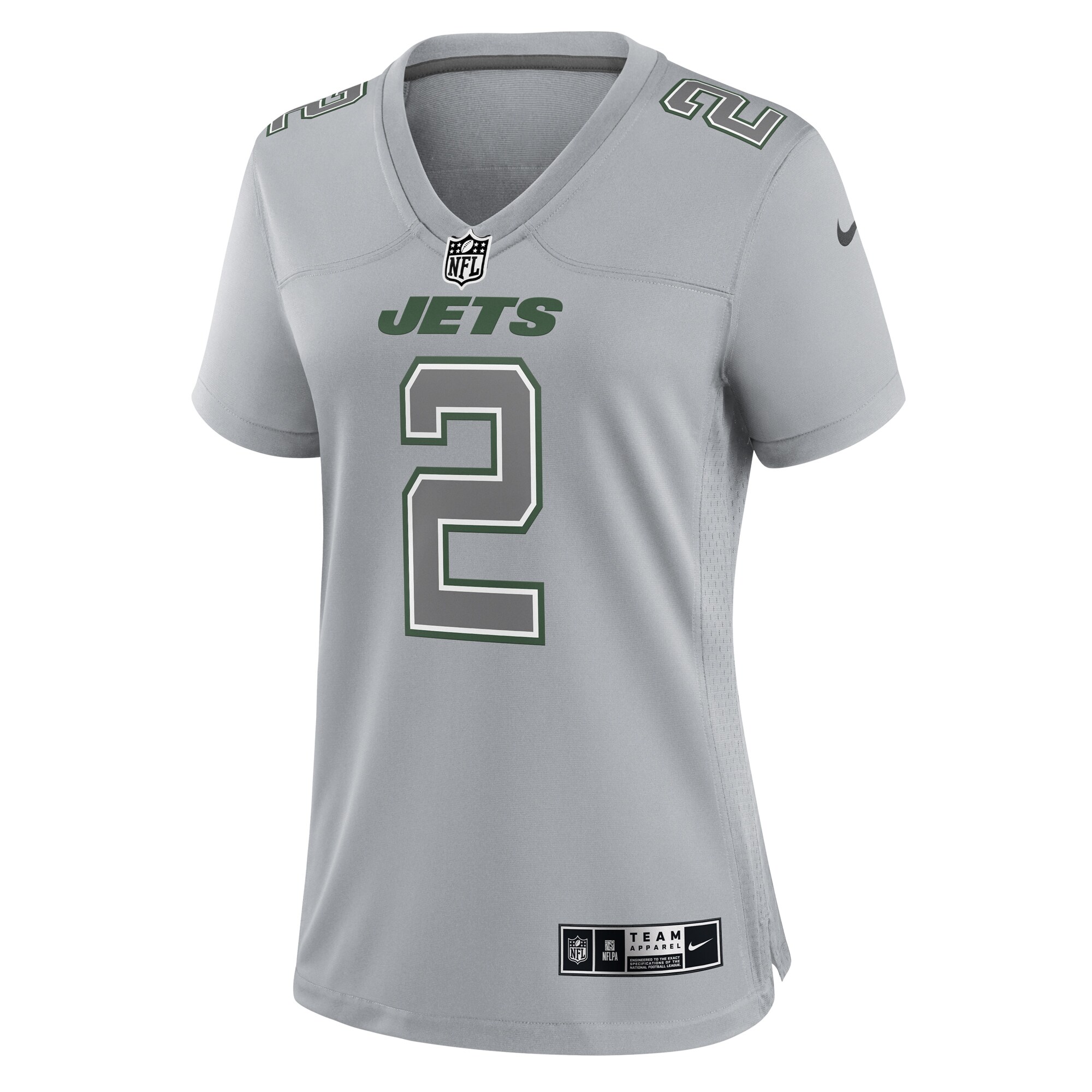 Alternative view of Zach Wilson New York Jets Game Jersey - Women's