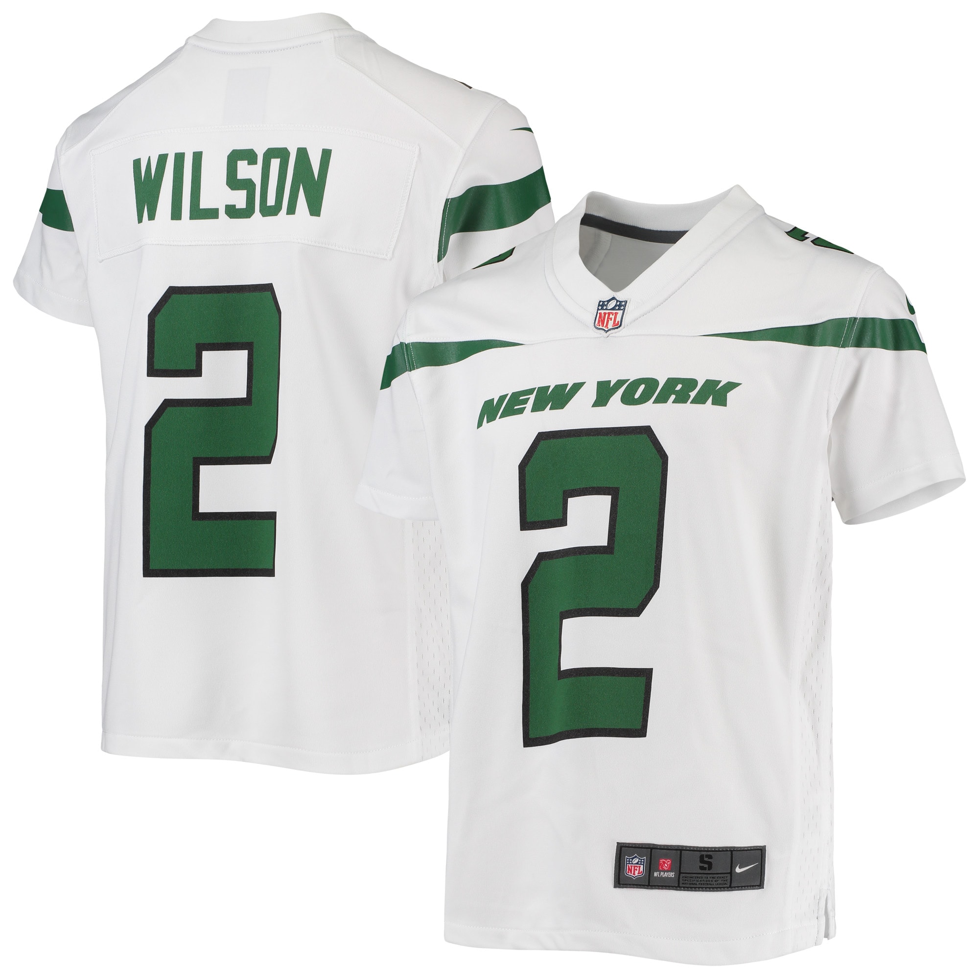 Zach Wilson New York Jets Game Jersey - Youth