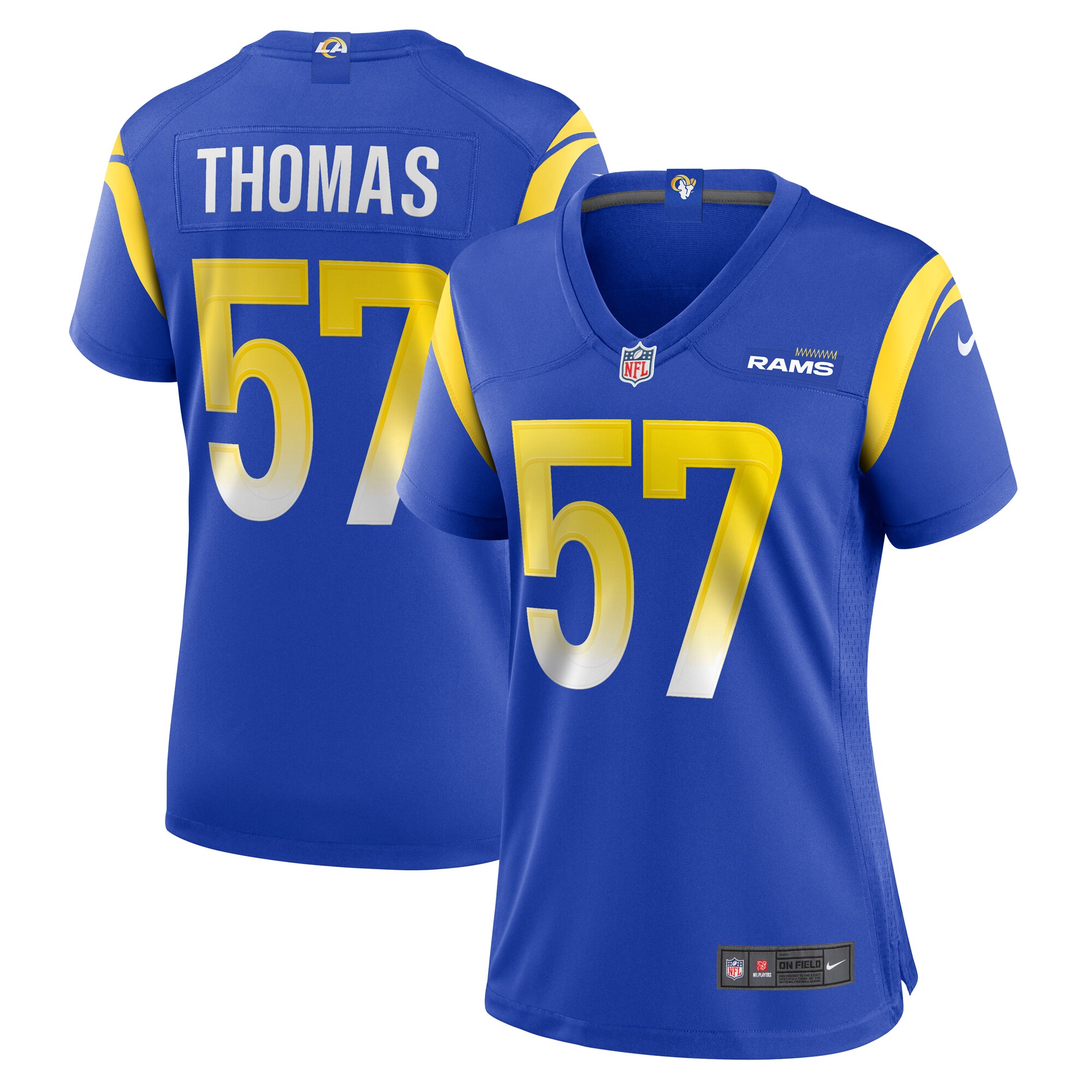 Zachary Thomas Los Angeles Rams Game Jersey - Women's