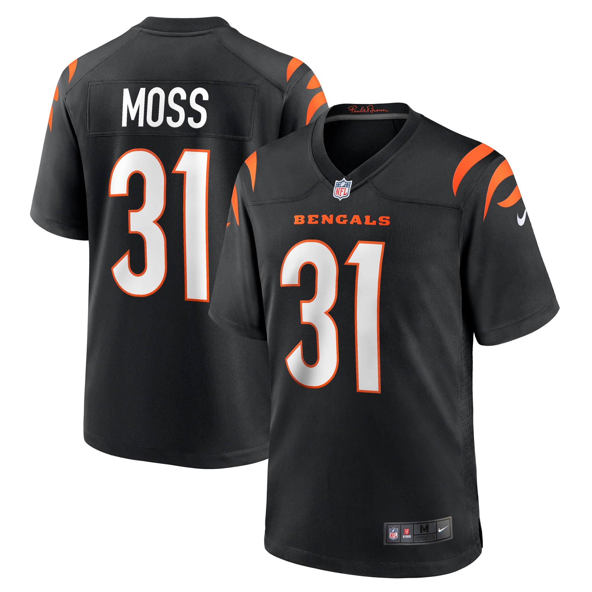 Zack Moss Cincinnati Bengals Game Jersey - Men's