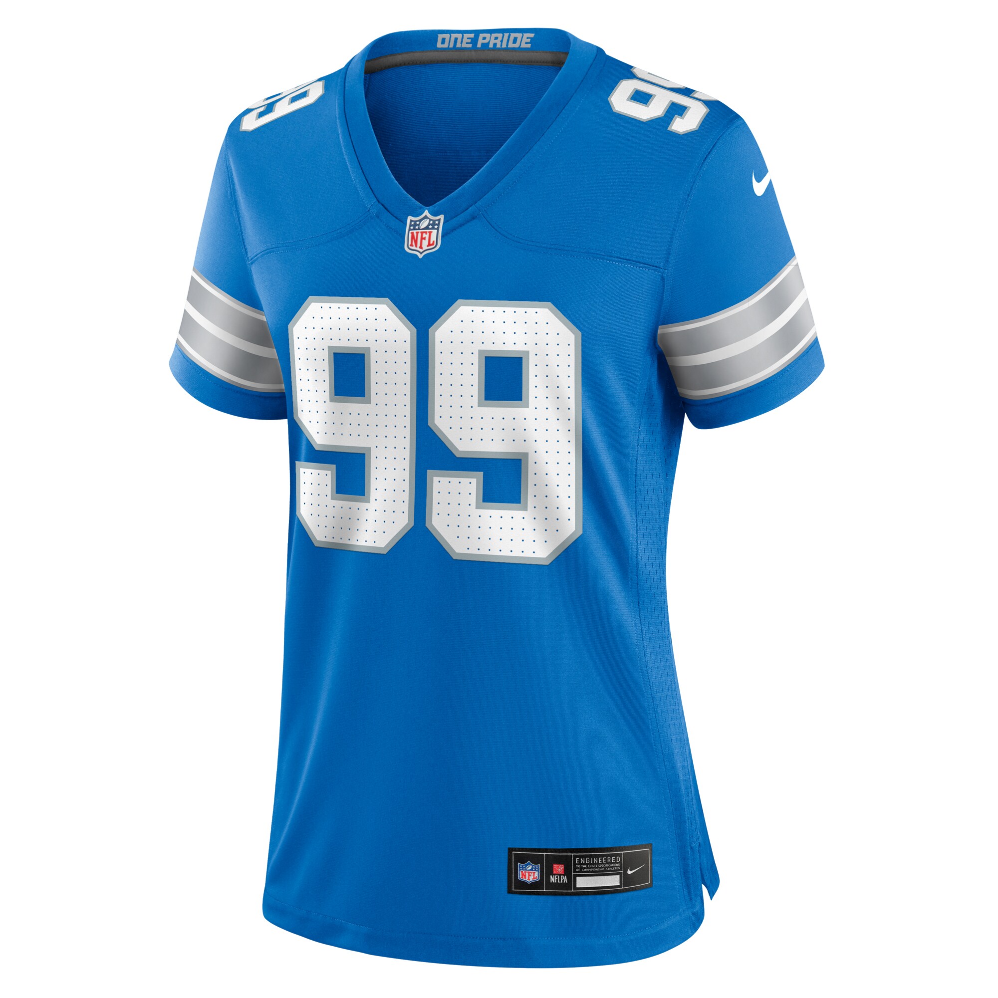 Alternative view of Za'Darius Smith Detroit Lions Game Jersey - Women's