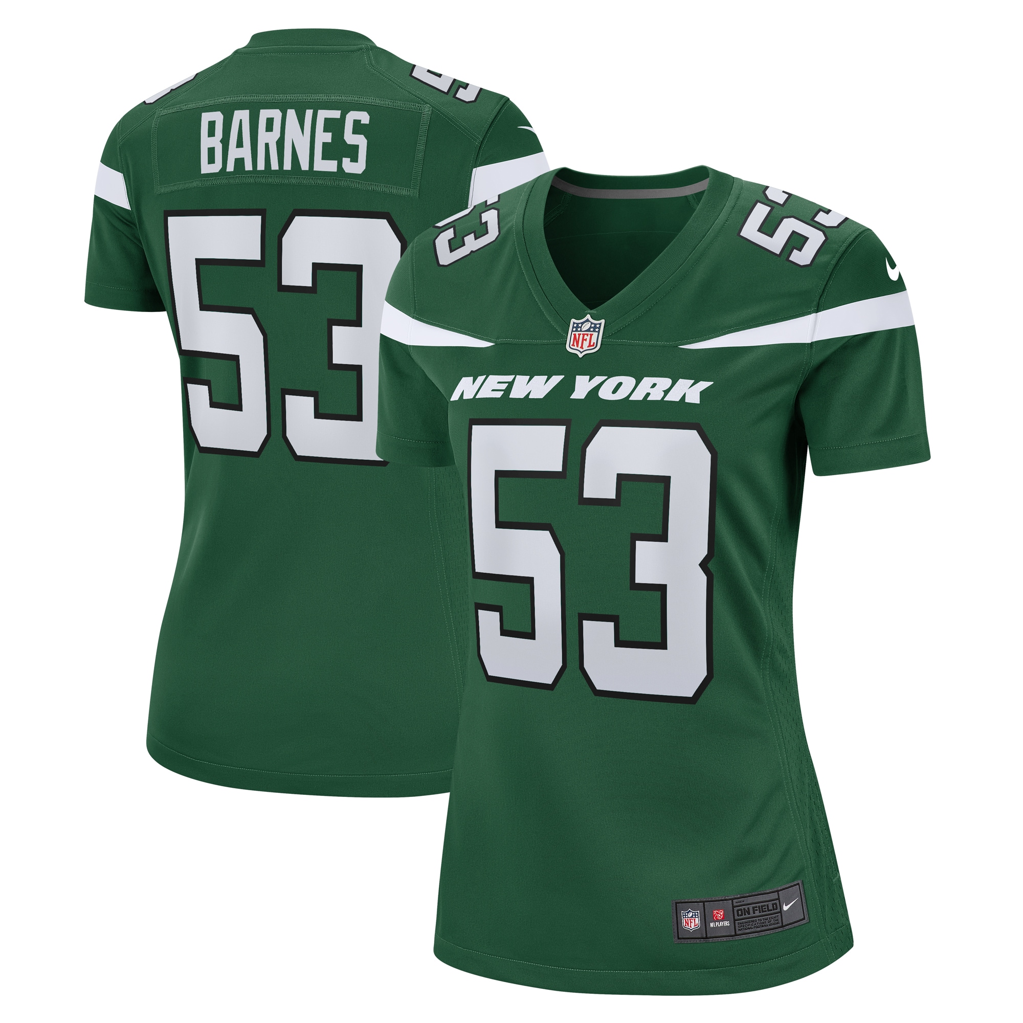 Zaire Barnes New York Jets Game Jersey - Women's