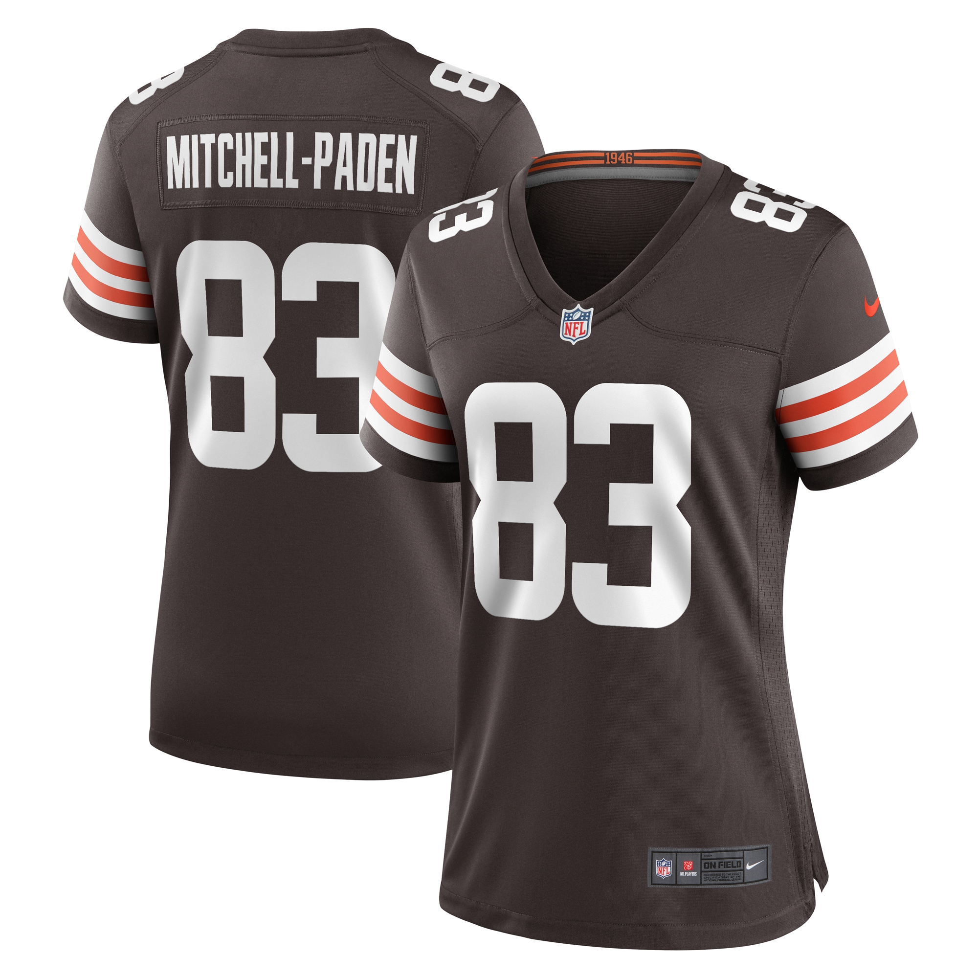 Zaire Mitchell-Paden Cleveland Browns Game Jersey - Women's | Paden Brown Team Game Jersey