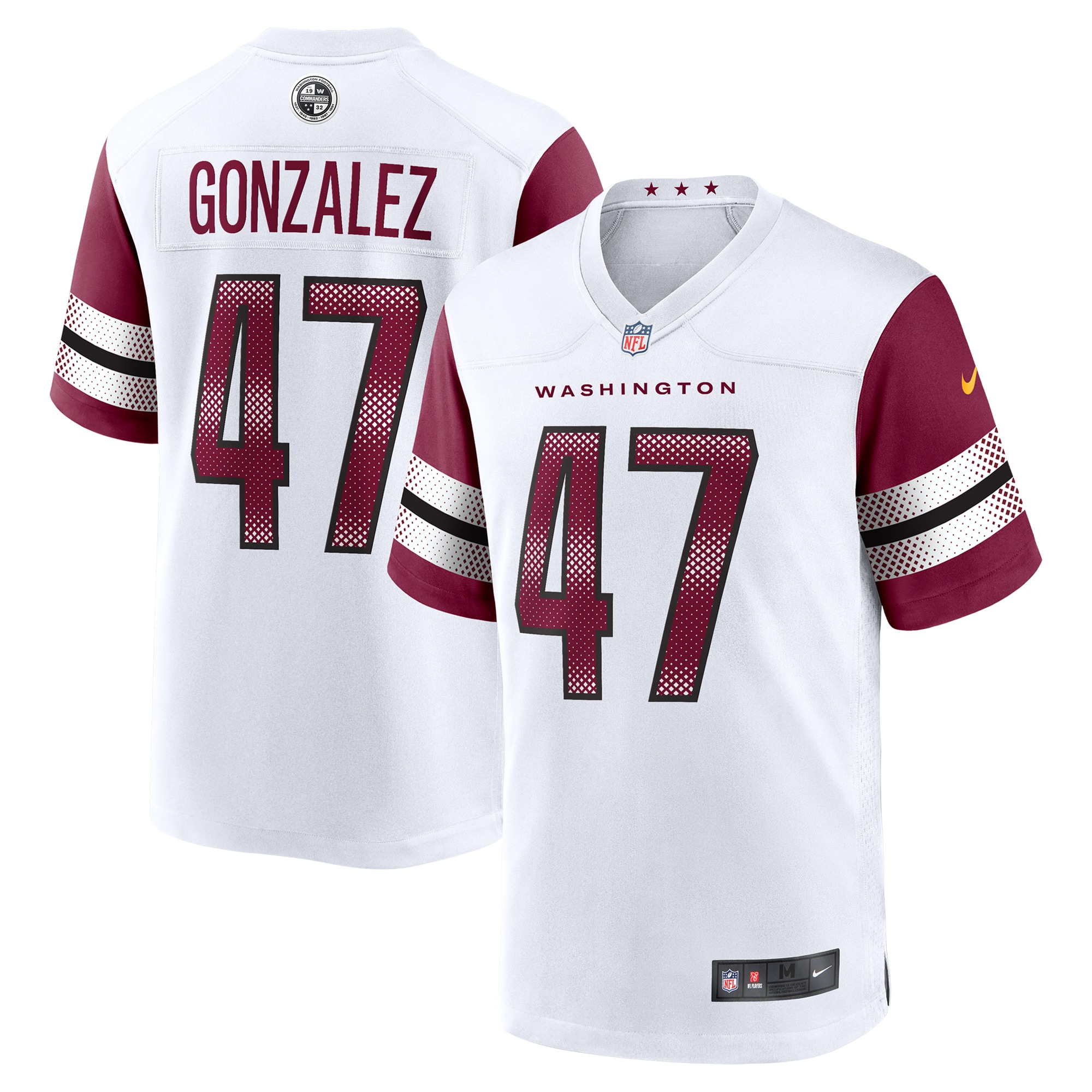 Zane Gonzalez Washington Commanders Game Jersey - Men's