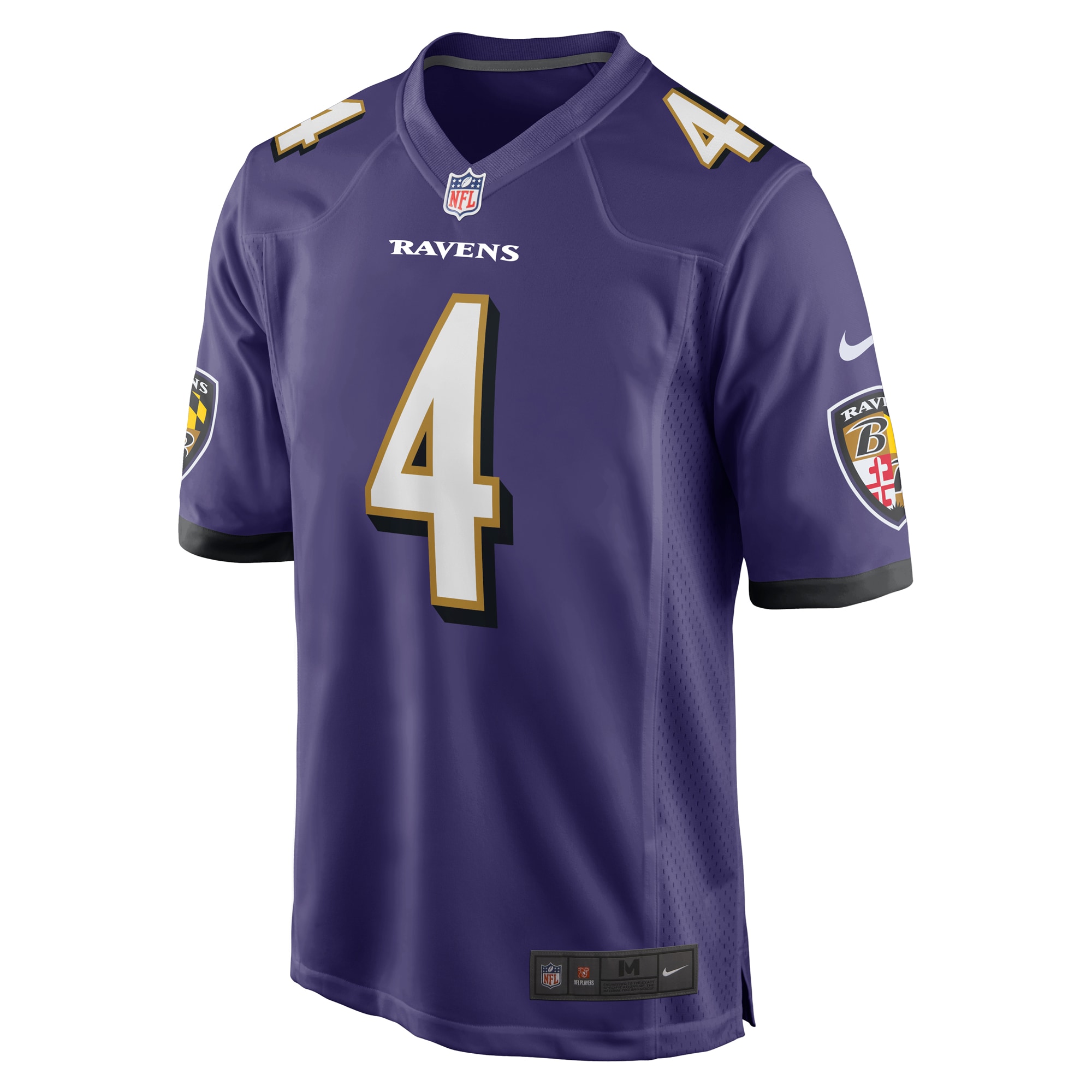Alternative view of Zay Flowers Baltimore Ravens Game Jersey - Men's