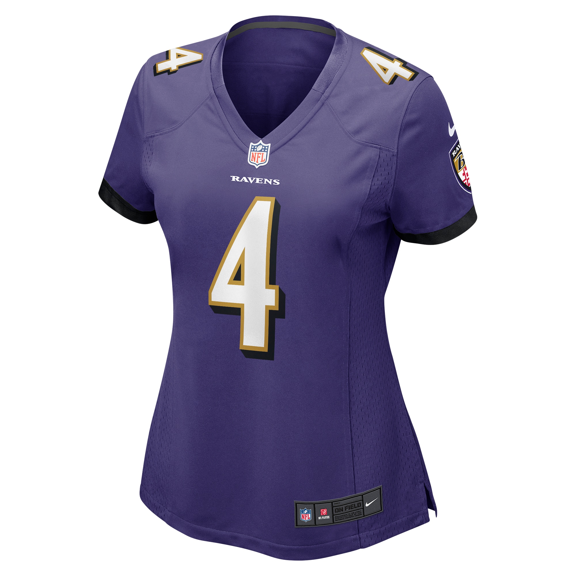 Alternative view of Zay Flowers Baltimore Ravens Game Jersey - Women's