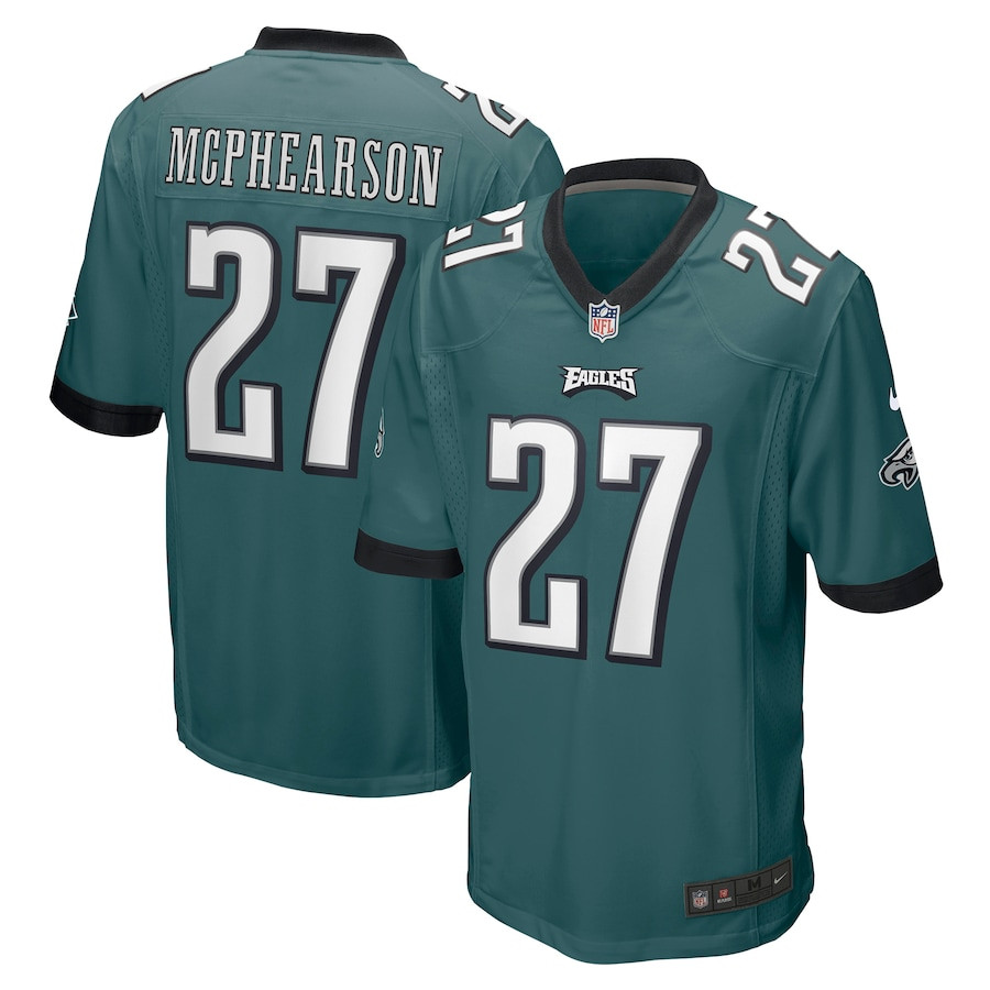 Zech McPhearson #27 Philadelphia Eagles Game Jersey - Men's | Midnight Green
