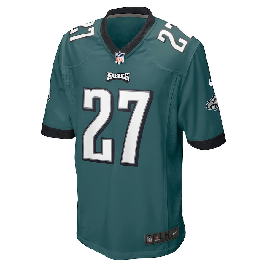 Alternative view of Zech McPhearson #27 Philadelphia Eagles Game Jersey - Men's | Midnight Green
