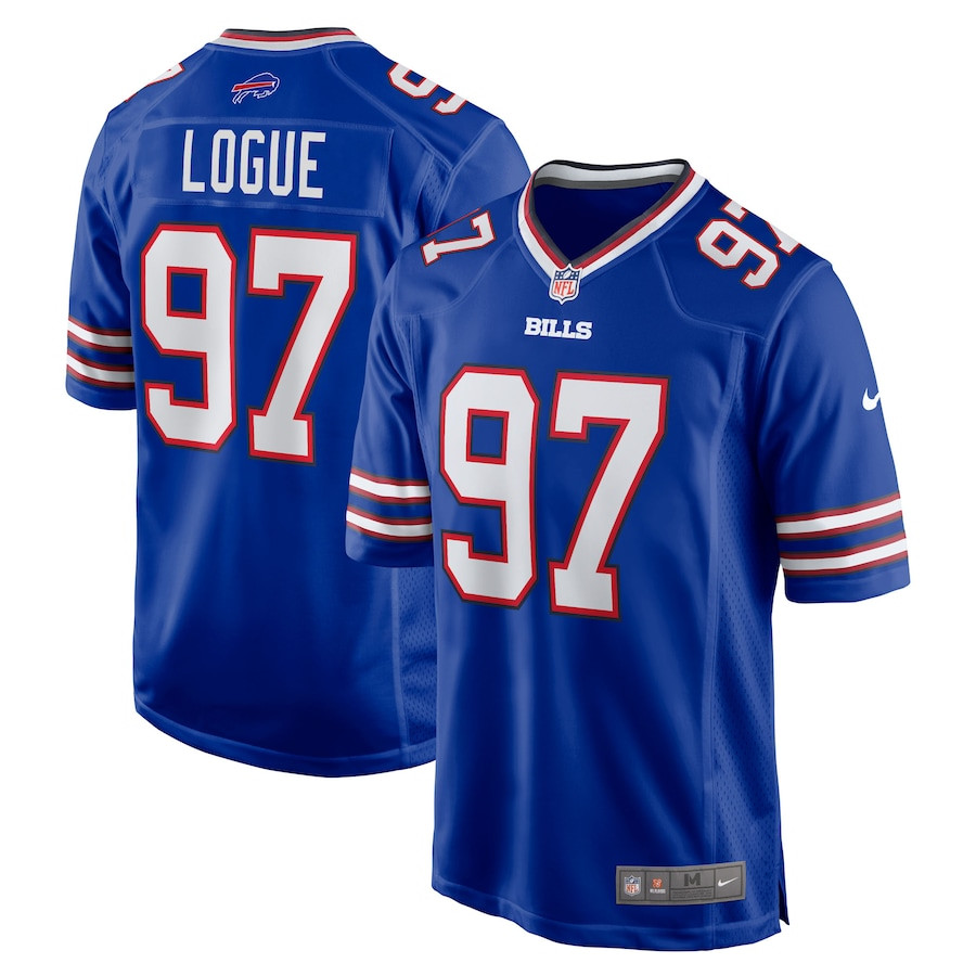 Zion Logue #97 Buffalo Bills Game Jersey - Men's | Royal
