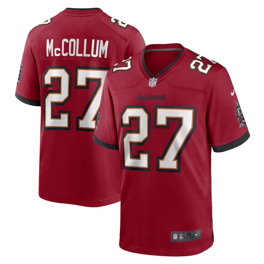 Zyon McCollum #27 Tampa Bay Buccaneers Game Jersey - Men's | Red